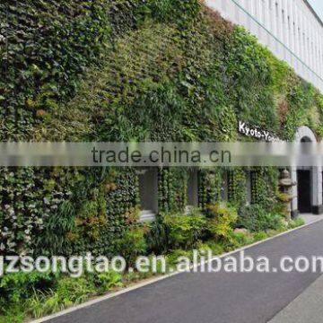 Songtao Natural Looking Green Artificial Vertical Green Grass Wall photo-4