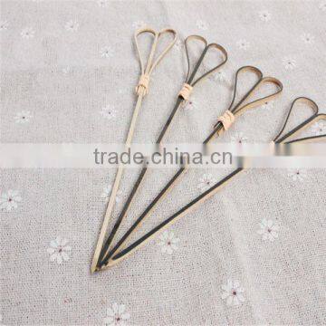 Disposable decorative cocktail party color bamboo skewer