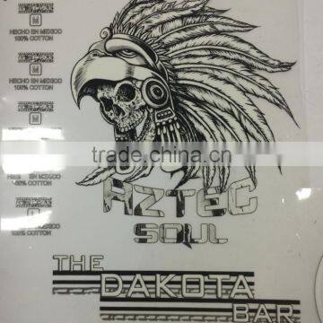 Directly Factory Custom Cold Peel Plastisol Heat Transfer Paper Label for Clothing photo-5