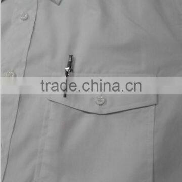 Man Air Line Pilot Uniform Shirt White Pilot Shirt Short Sleeve Pilot Shirts photo-2