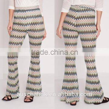 Bangkok Style Lady Wave Effect Skinny Flare Pants OEM Service photo-6