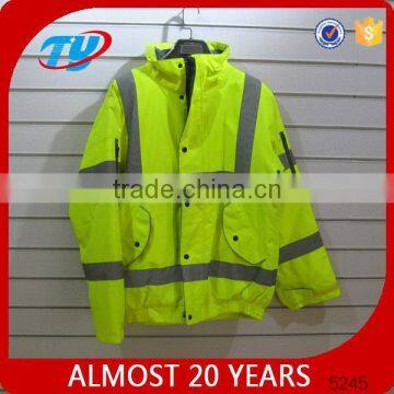 fluorescent yellow safety uniform clothes