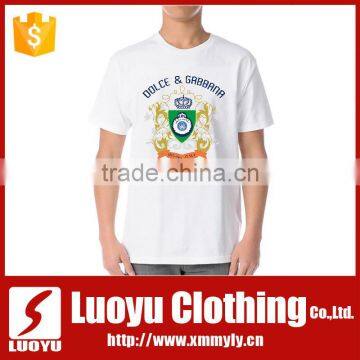 Apparel Blank 100% Cotton Tshirt Custom Printed O-neck for Men's photo-2