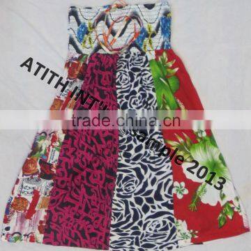 100% Rayon Printed Ladies Dress photo-3