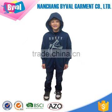 Unisex Kids Sports Hoodies Custom Hoodie 100% Cotton With Zipper Stripe Fleece Made photo-2