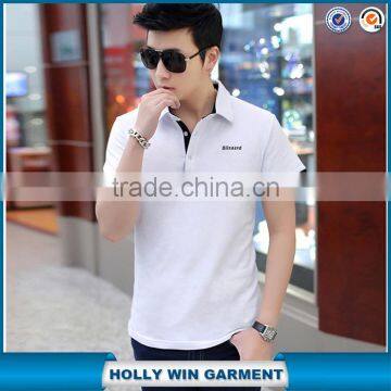 Wholesale fashion short sleeve high quality men polo t-shirt