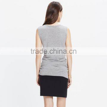 Speckled Twist Tunic Women Tank Top With no Lable photo-3