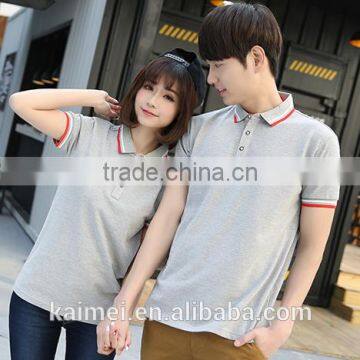 2017 Wholesale Popular New Design Good Quality Couple Polo Shirt photo-3