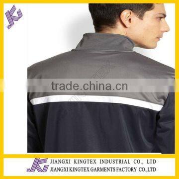 Color Block Track Jacket and Pants,Simple Color Blocking Track Jacket and Pants,2014 Stripe Style Jacket Sets photo-2