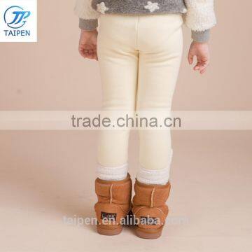 Winter Kids Girls Mirco Velvet Thick Leggings New Design For Girls Cotton Kinny Children Girls Casual Pants photo-4