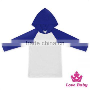 Latest Casual Hooded Shirts Designs For Baby Girl Children Light Purple Raglan Sleeve Cotton Shirts Fashionable Shirts For Girls photo-5