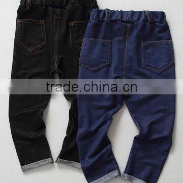 Customize Fashion Kids Boys Fake Oxford Stretch Pants