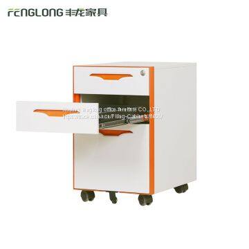 Office Furniture Steel Fixed Pedestal 3 Drawer Filing Cabinet photo-4