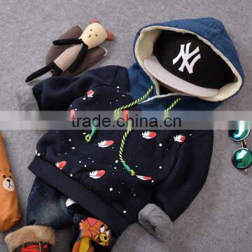 S15267A Children Hoodies Boys Long Sleeve Pullover Winter Hoodies photo-4
