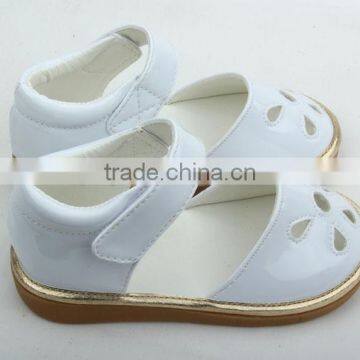 Hot Selling Skidproof Petal Squeaky Toddler Music Notes Shoes photo-6