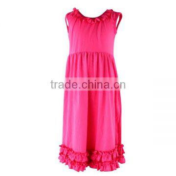 2017 summer best selling girl gown children dress models designer cotton dresses for girl