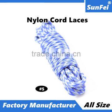 Reinforced Thick Round Nylon Material Sports Shoes Laces - Daily Shoes Round Hiking Boot Laces - All Size - Factory Manufacturer