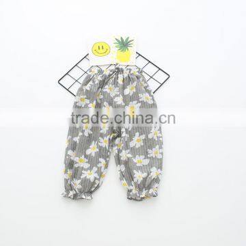Wholesale 2017 Summer Pure Color Children Casual Beach Pants Anti-mosquito Pants photo-4