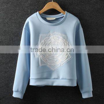 custom crewneck fleece sweatshirt women