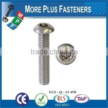 Made in Taiwan Button Head Torx Tamper Cap Screw photo-3