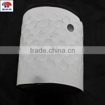 White Hook and Loop Sticky Back Adhesive Square photo-5