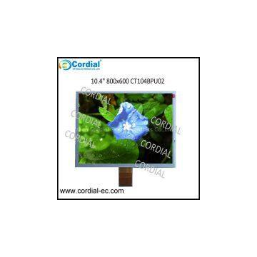 10.4 inch 800x600 TFT LCD MODULE CT104BPU02, optional with resistive touchscreen