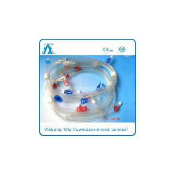 Hemodialysis blood tubing line