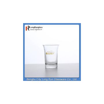 LongRun 40ml transparent custom logo sprinting drinking glass shot glasses