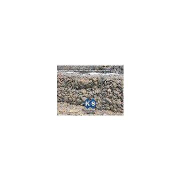 Galfan Galvanized Or PVC Coated Stainless Steel Hexagonal Woven Wire Gabion Boxes