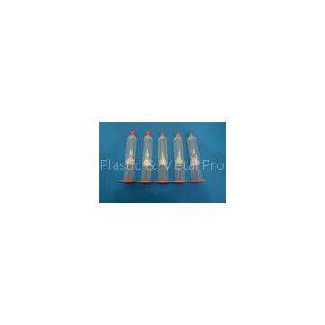Polypropylene Dispensing Syringe Barrel , 5cc / 10cc / 30cc / 55cc Double Barrel Syringe
