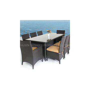 Armless Rattan Chair