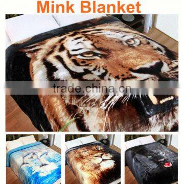Mink blanket micro fleece THROW bed sheet