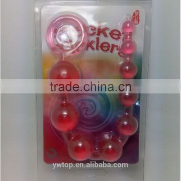 Silicone Anal Beads Picture Plug Unisex Masturbation Vaginal Sex Toy