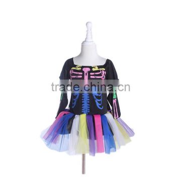 Hot sale halloween girls party dresses children costume supplier wholesale