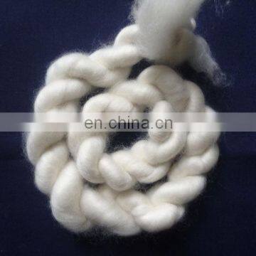 Factory Wholesale Mongolian Cashmere Roving Tops for Spinning Worsted Cashmere Yarn photo-3