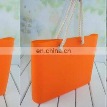 2017colorful Silicone Bag Hot Sale Silicone Beach Bag for Ladies