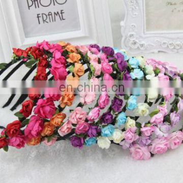 Boho floral flower womens girls hairband headbands festival wedding bridesmaid FH2234