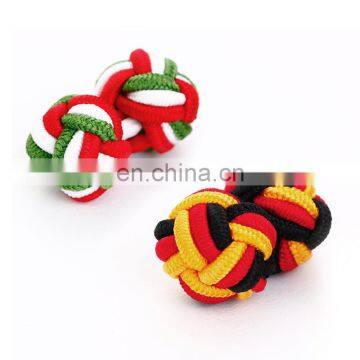 Custom Handmade Multi color mixed order Mens Silk Knot Cufflink