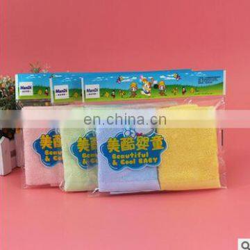 2piece/lot High Quality Bamboo Fiber Fabric Children Baby Square Towel Saliva Towel Face Sweat Towel Bathroom photo-2