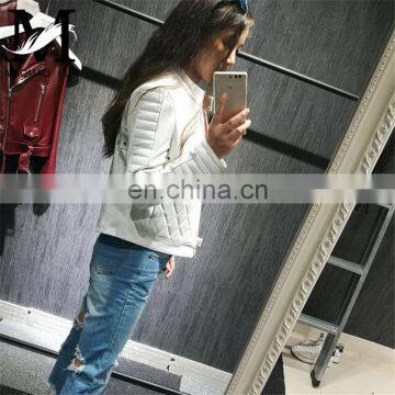 Wholesale Fashion Clothes Cheap Floral Real Leather Jacket Girl photo-5