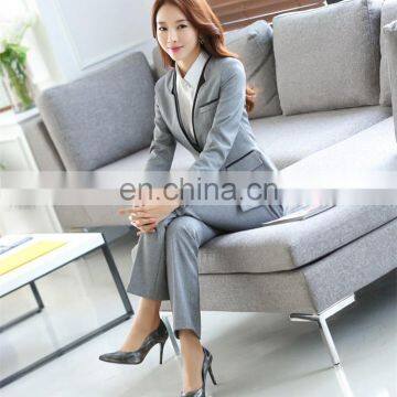 Brand Quality OEM/ODM Woven Polyster/Cotton Fashion Buisness Ladies Blazer Suit for Spring/Summer Professional Manufacturer photo-5