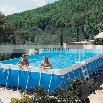 commercial grade best quality new design metal steel frame inflatable swimming pool