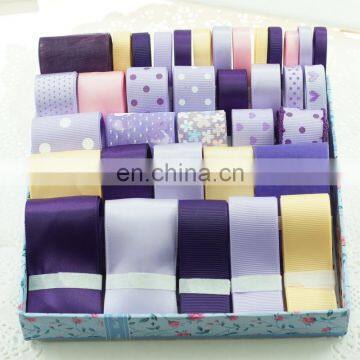 2015 Latest Products In Market DIY Hair Decoration Purple Fancy Ribbon