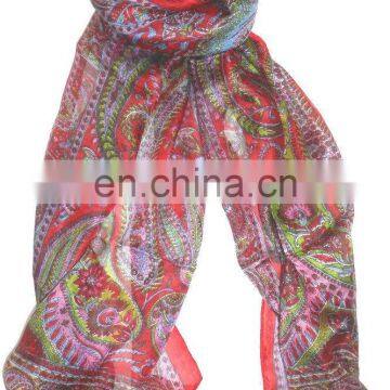 Indian 100% Pure Silk Scarf Stole Wholesale Lot of Silk Scarve Women Gift Summer High Quality Silk Scarf/stoles/wrap Elegant photo-5