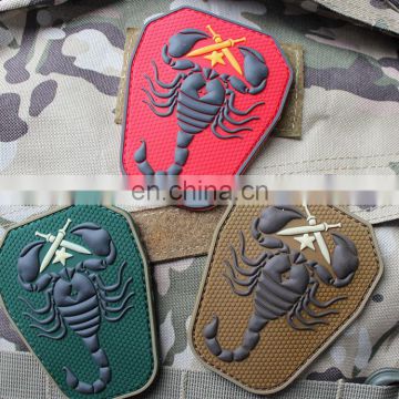 Soft PVC Rubber Clothing Badge Textile Labels