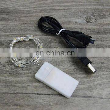3M/5M/10M USB Rechargeable Fairy LED Copper/Silver Wire Led String Lights 2018 photo-4