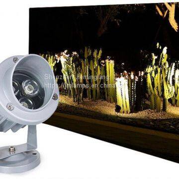 LED Lawn Projection Lamp Round Inserted Floor Lamp 5*2W 10w photo-5