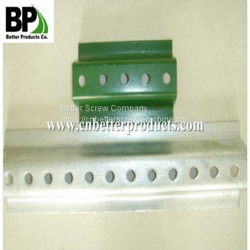 Steel u channel post for traffic signal equipment