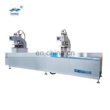 Double head welding machine for upvc pvc windows and doors manufacture