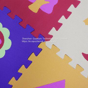 QT MAT Non-toxic Safe Multi Colors EVA Foam Baby Play Puzzle Mat